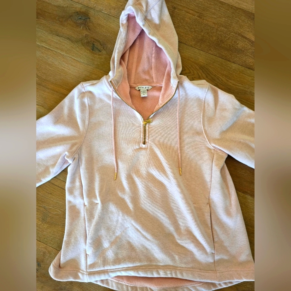 Athleta pink Hoodie Sweater